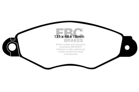 DP1136 - Sada brzdových destiček Série ULTIMAX2 EBC Brakes