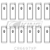 Obal ložiska ojnice King NISSAN RB25DET, RB26DETT - CR6697XP0.25