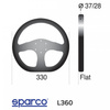 Semišový volant Sparco L360