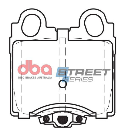 Zadní brzdové destičky DBA Brake Pads Street Series Ceramic - DB1416SS LEXUS GS300 GS430 IS200 IS300 SC430 TOYOTA Altezza GXE10 GXE15 JCE10 JCE15 SXE10 Aristo JZS160 JZS161 Cresta JZX100 Progress Soarer UZZ40 Verossa