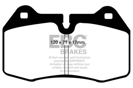 DP81032RP1 - Sada závodních brzdových destiček Série RP-1 Racing EBC Brakes