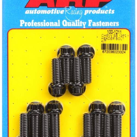 Sady čepů pro záhlaví ARP 100-1211 SB Chevy 12pt header bolt kit Chevrolet Small Block