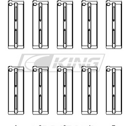 Obal hlavního ložiska King HONDA F20C, F22C, 16V - MB5673XP0.25