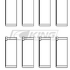 Obal ložiska ojnice King HONDA F20C, F22C, B20, H22 16V - CR4033XP0.5