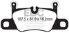 DP32371C - Sada brzdových destiček Série REDSTUFF EBC Brakes