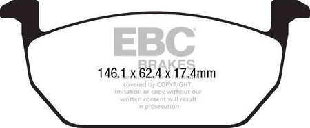 DPX2225 - Sada brzdových destiček Série ULTIMAX2 EBC Brakes