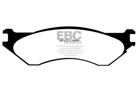 DP41729R - Sada brzdových destiček Série YELLOWSTUFF EBC Brakes