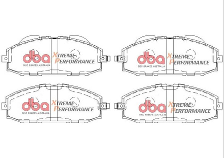 Přední brzdové destičky DBA Brake Pads Xtreme Performance ECE R90 certified - DB1361XP NISSAN Patrol Y61