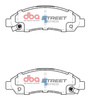 Přední brzdové destičky DBA Brake Pads Street Series Ceramic - DB1468SS HOLDEN Aust NZ ISUZU D-MAX Rodeo