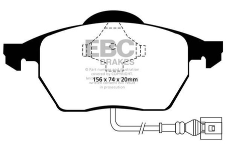 DP41330R - Sada brzdových destiček Série YELLOWSTUFF EBC Brakes