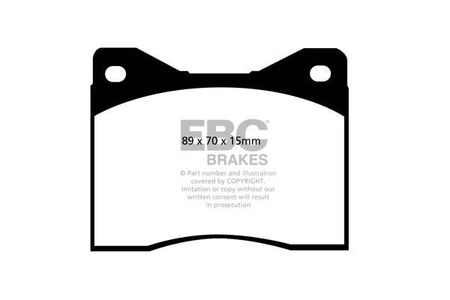 DP3753/2C - Sada brzdových destiček Série REDSTUFF EBC Brakes