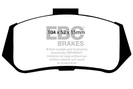 DP173 - Sada brzdových destiček Série ULTIMAX2 EBC Brakes