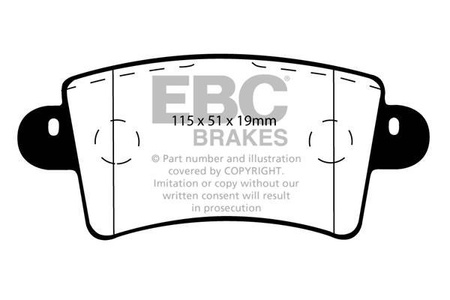 DP1385 - Sada brzdových destiček Série ULTIMAX2 EBC Brakes