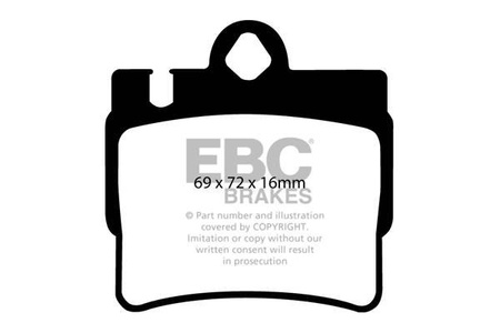 DP41364R - Sada brzdových destiček Série YELLOWSTUFF EBC Brakes