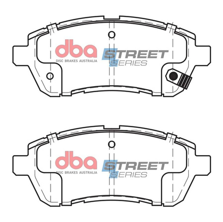 Přední brzdové destičky DBA Brake Pads Street Series Ceramic - DB1941SS MAZDA 2 SUZUKI Baleno Swift SZ2 SZ3 SZ4 Z32