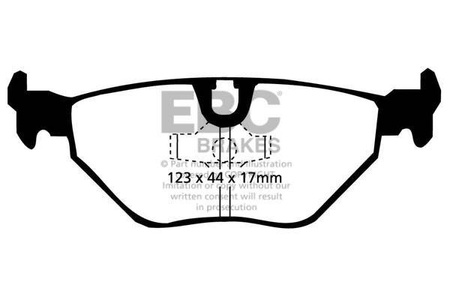 DP3690C - Sada brzdových destiček Série REDSTUFF EBC Brakes