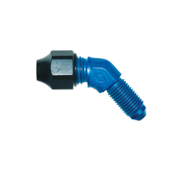 Goodridge HL837 samec s dlouhou 45° koncovkou pro pevné kabely