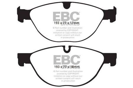 DP32076C - Sada brzdových destiček Série REDSTUFF EBC Brakes