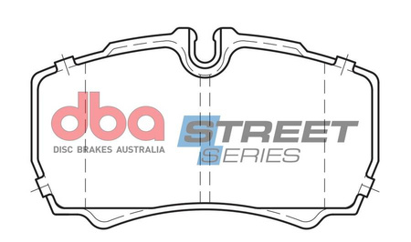 Zadní brzdové destičky DBA Brake Pads Street Series Semi-metallic - DB1955SS FORD Transit 3rd Gen 430 450 IVECO Daily 2006-2011 2011-2014 2014- 99-2006