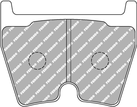 Přední brzdová destička Ferodo Racing DS3000 FCP1664R AUDI A3 Sportback A4 B7 Avant 8K5 B8 Convertible B6 A5 A6 C5 Q3 8U 8UB 8UG R8 R8 Spyder TT FV3 LAMBORGHINI Diablo Diablo Roadster Gallardo Gallardo Murcielago Murcielago VOLKSWAGEN PHAETON 3D 