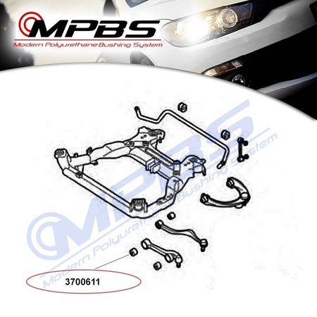 Přední lichoběžníkové (vnitřní) pouzdro - MPBS: 3700611 Mazda 6,