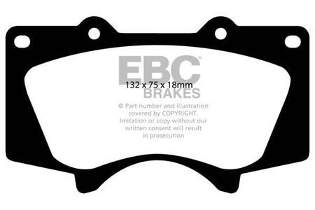 DP1657 - Sada brzdových destiček Série ULTIMAX2 EBC Brakes
