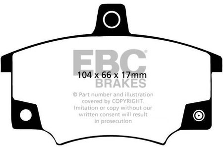 DP420/2 - Sada brzdových destiček Série ULTIMAX2 EBC Brakes