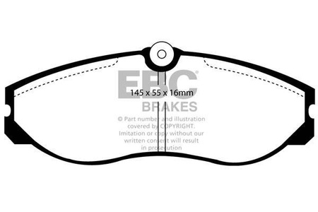 DP6947 - Sada brzdových destiček Série GREENSTUFF EBC Brakes