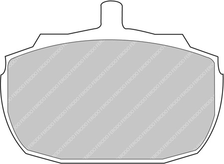 Přední brzdová destička Ferodo Racing DS3000 FCP832R MG MGR V8 ROVER Princess Princess