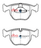 Přední brzdové destičky DBA Brake Pads Street Series Ceramic - DB1409SS BMW ALPINA B10 E39 5 Series 530 535 540 7 SeriesE38 740 M5 E39 X3 E83 X5 E53
