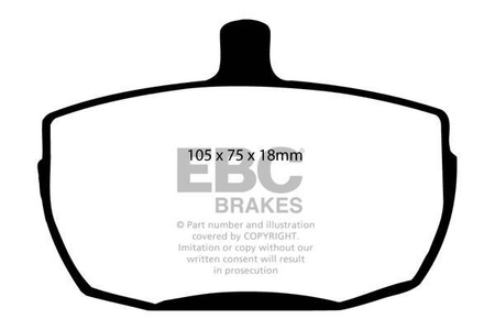 DP241 - Sada brzdových destiček Série ULTIMAX2 EBC Brakes