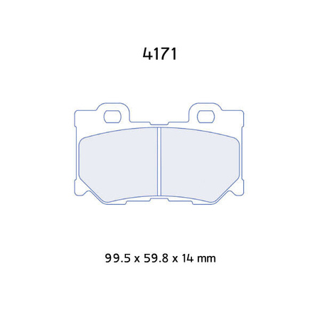Brzdové destičky Carbone Lorraine RC6 - Nissan 370Z (09-11)