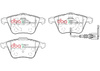Přední brzdové destičky DBA Brake Pads Street Performance Hawk HB625x.760 - DB2402SP AUDI S3 8P TT quattro 8J TTS VOLKSWAGEN Golf Mk6