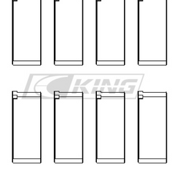 Obal ložiska ojnice King PEUGEOT XW7, TU1, TU3A, TU5JP4 - CR4493XP0.3