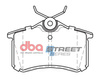 Zadní brzdové destičky DBA Brake Pads Street Series Ceramic - DB1449SS AUDI A1 8X GB A2 8Z A3 8P Cabriolet A4 B5 B6 CITROEN C2 C3 Aircross C4 Cactus DS3 Xsara Picasso DS Crossback NISSAN Note OPEL Crossland X PEUGEOT 2008 SUV Mk2 208 Mk1 307 CC 308 SW