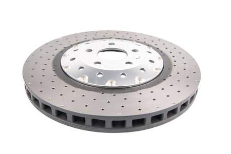 Přední brzdový kotouč DBA 5000 series - Křížově vrtané/prohlubně - DBA53002SLVXD AUDI RS6 C7 RS7 4G8