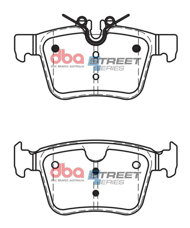 Zadní DBA brzdové destičky Street Series Ceramic - DB15059SS