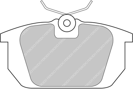 Zadní brzdová destička Ferodo Racing DS2500 FCP409H ALFA ROMEO 145 146 155 33 GTV SPIDER 916 AUDI 80 FIAT 183 Bravo FA/175 Marea Marea Weekend Punto 176 Tempra TEMPRA 159 S.W. Tipo TIPO 160 Uno LANCIA Dedra Delta Delta