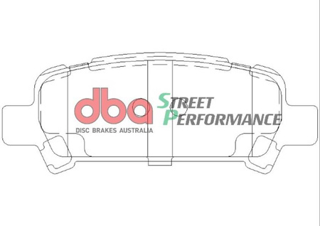 Zadní brzdové destičky DBA Brake Pads Street Performance Hawk HB434x.543 - DB1379SP SUBARU Forester SF5 SG5 Impreza Sport Legacy BE5 BH5 Outback