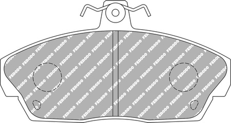 Přední brzdová destička Ferodo Racing DS2500 FCP613H HONDA Civic Civic Aerodeck CRX IV V Concerto LAND ROVER Freelander MG ZR ZS 200 Convertible XW Hatchback RF 214 218 220 25 400 RT 414 418 420 45 820 825 827 Cityrover Streetwise,