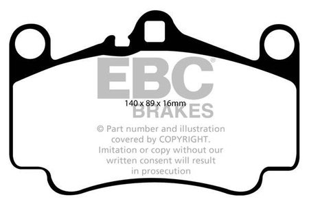 DP41515R - Sada brzdových destiček Série YELLOWSTUFF EBC Brakes