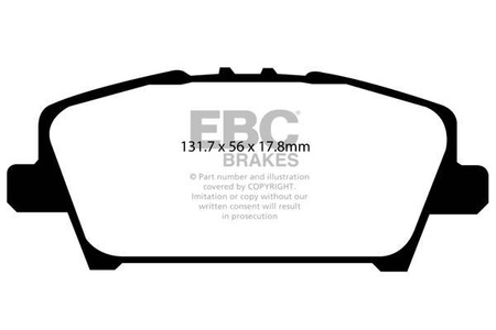 DP1901 - Sada brzdových destiček Série ULTIMAX2 EBC Brakes