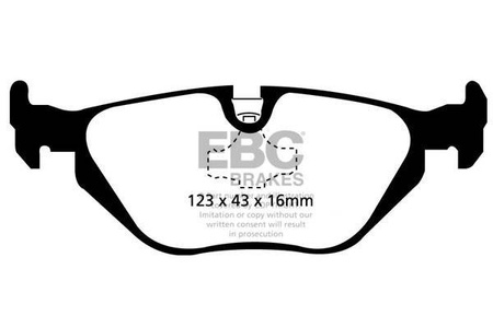 DP41079R - Sada brzdových destiček Série YELLOWSTUFF EBC Brakes