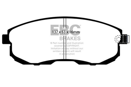 DP51636NDX - Sada brzdových destiček Série BLUESTUFF NDX EBC Brakes