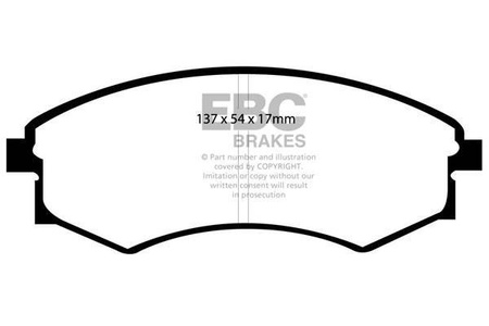 DP1358 - Sada brzdových destiček Série ULTIMAX2 EBC Brakes