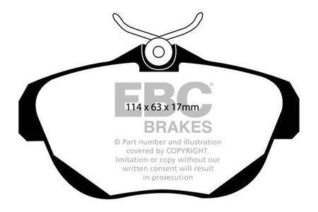 DP1962 - Sada brzdových destiček Série ULTIMAX2 EBC Brakes