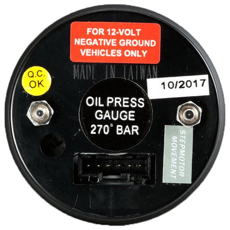 Auto Gauge Tlakoměr oleje - SMOKE