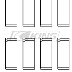 Obal ložiska ojnice King HONDA F20C, F22C, B20, H22 16V - CR4033XP0.25