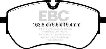 DPX2377 - Sada brzdových destiček Série ULTIMAX2 EBC Brakes