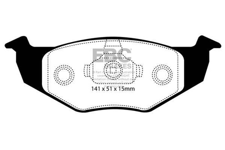 DP1137 - Sada brzdových destiček Série ULTIMAX2 EBC Brakes